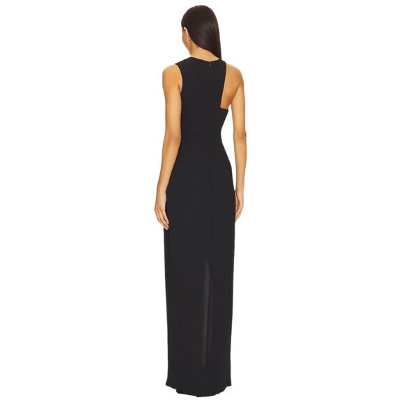 Amanda Uprichard X REVOLVE Gilda Gown in Black Small New Womens Maxi Long Dress - Picture 3 of 9